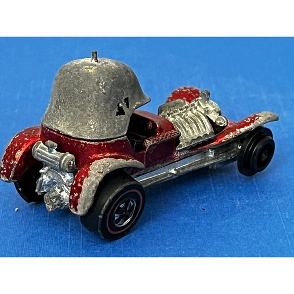 Hot Wheels Redline Red Baron Most Iconic Hot Wheels Ever Has Spiked Helmet - Picture 5 of 11